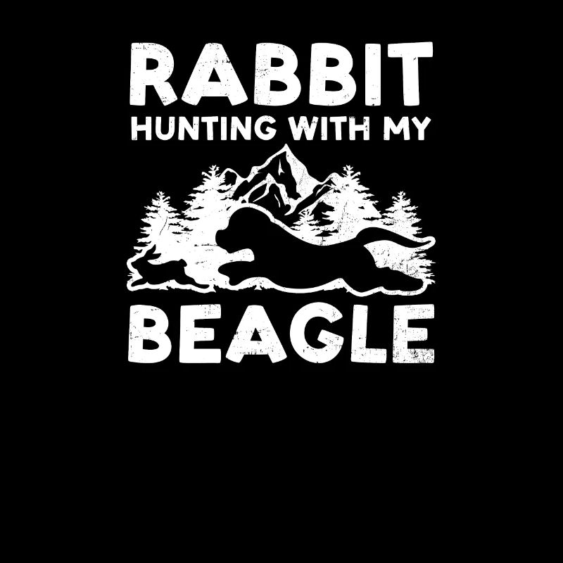 Beagle chasse au lapin chasse avec mon beagle