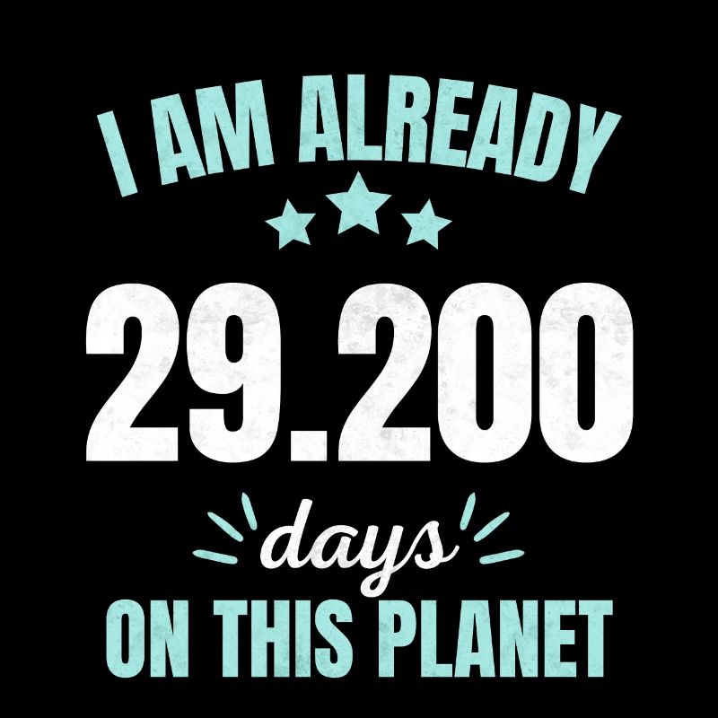 Already 29200 Days On This Planet 80th Birthday