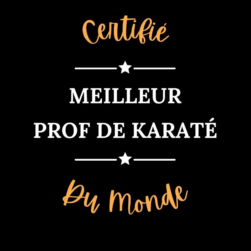 Certifié meilleur prof de karaté du monde