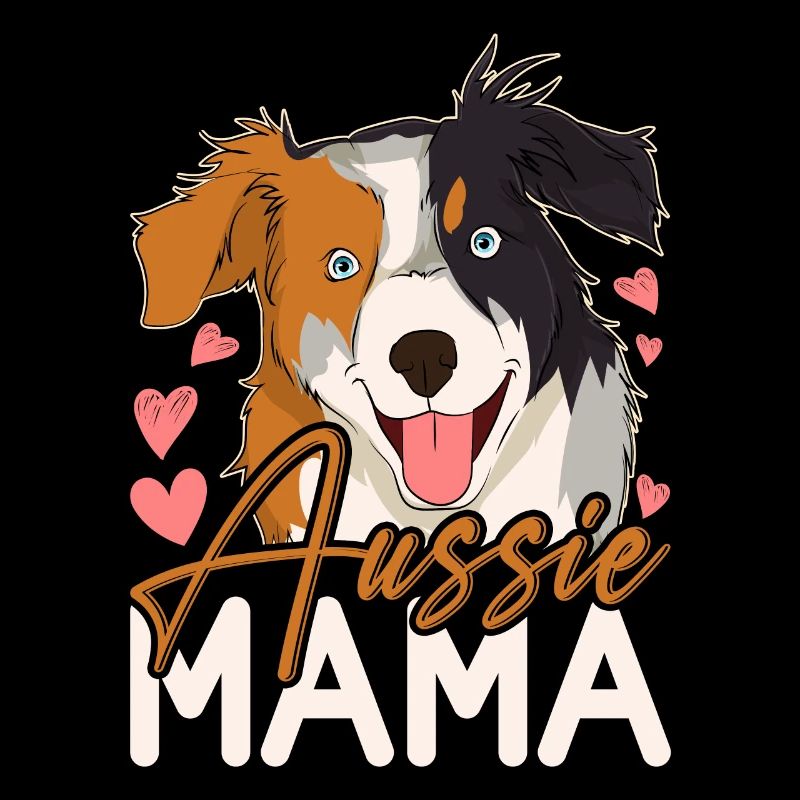 Muttertag Hunde Geschenkidee Australian Shepherd