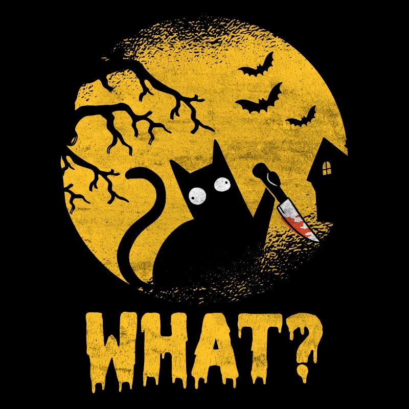 Gothic Cat Whisperer Meow Kitty Kitten Halloween