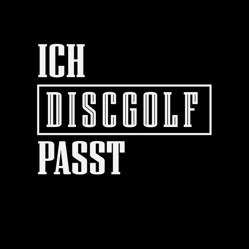 Ich, Discgolf, passt, Trendsport Disc Golf