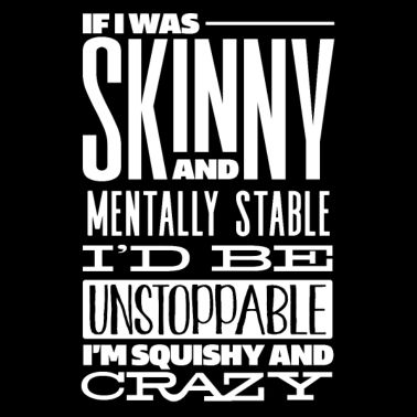 Magro e psicologicamente stabile