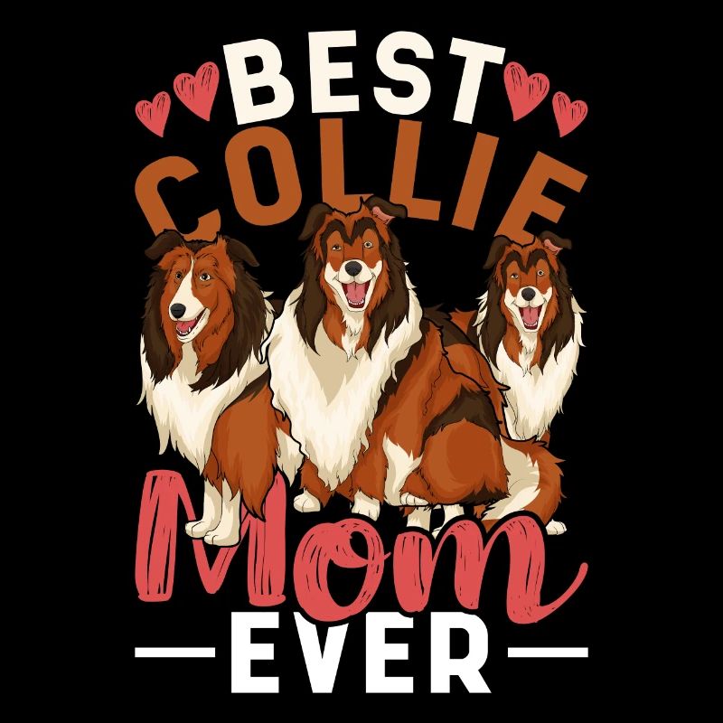 Hundeliebhaber Muttertag Geschenk Hund Mama Collie