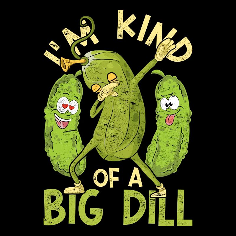 Dabbing Gewürzgurke Geschenkidee Gemüse Gurke