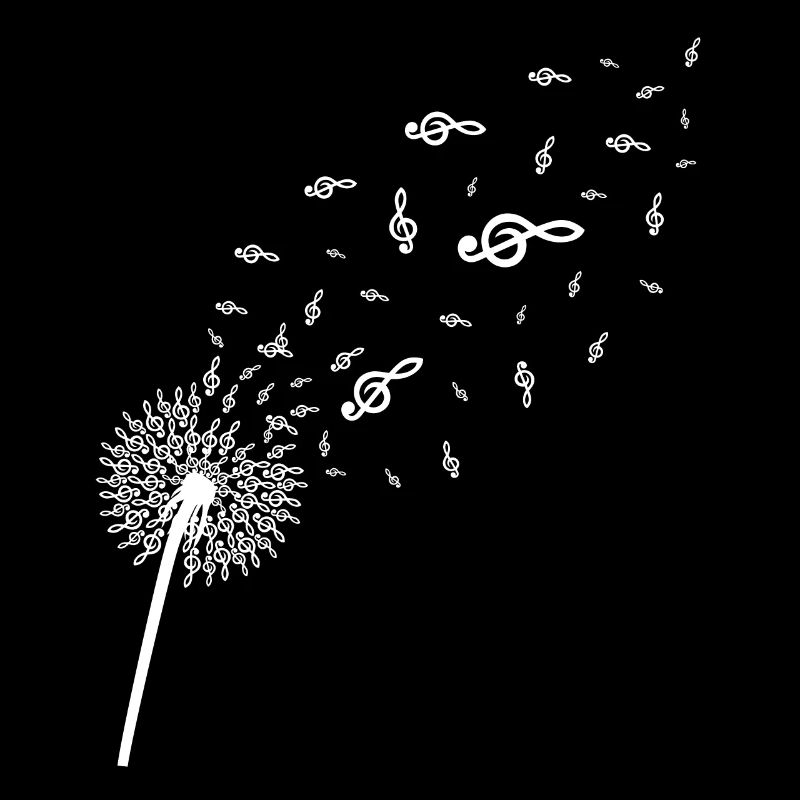 Musician Violin Clef Pusteblume Clef