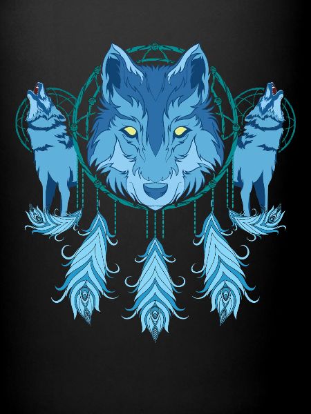 Wolf Dream Catcher