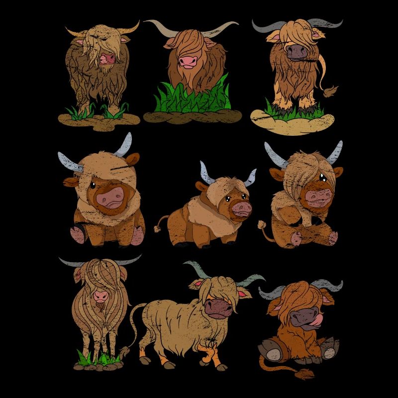 Bovins écossais des Highlands