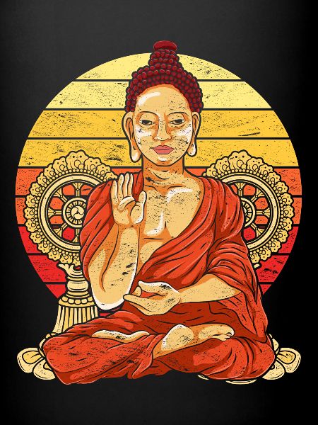 Bouddha rétro