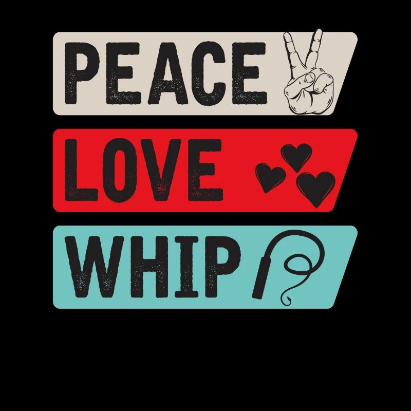 Peace Love Whip Music Instruments