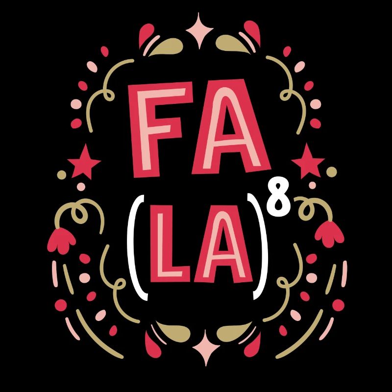 Fa La 8 - Math Teacher Christmas Fa La La
