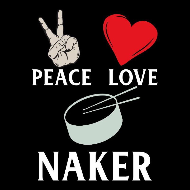 Peace Love Naker Musical Instrument
