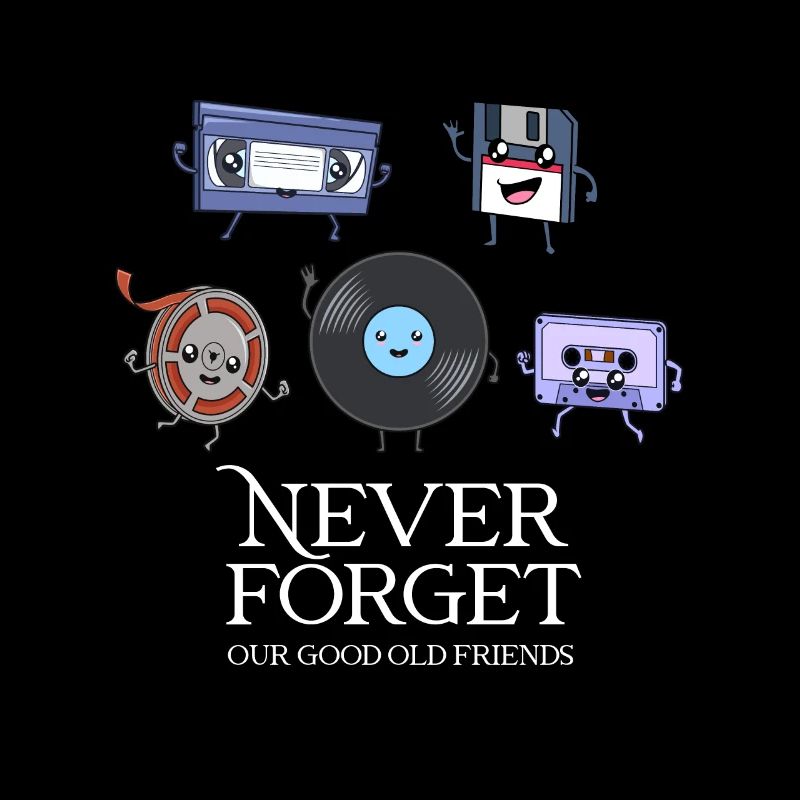 Gute alte retro Freunde - Never Forget