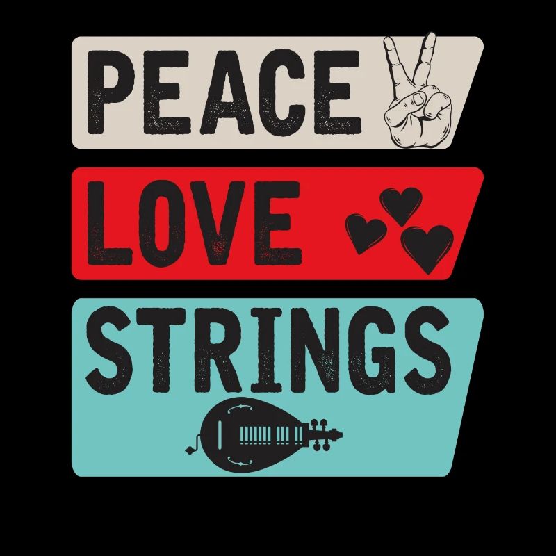 Peace Love Strings Acoustic Guitar Music