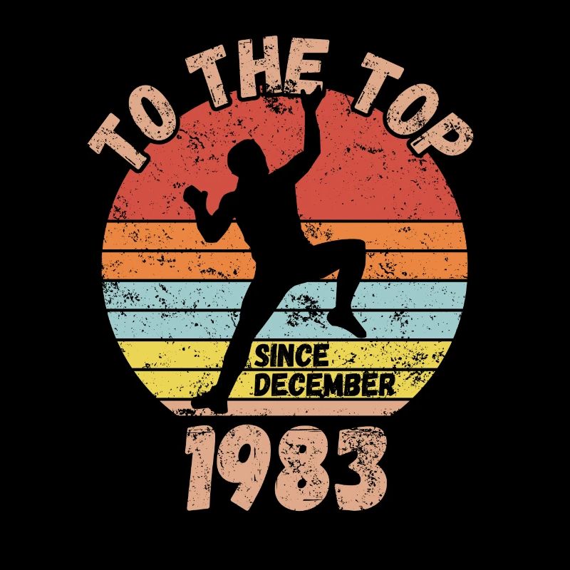 Geburtstag Klettern Bouldern seit Dezember 1983