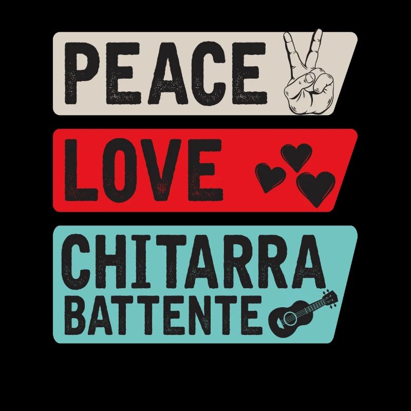 Peace Love Chitarra Battente Instrument