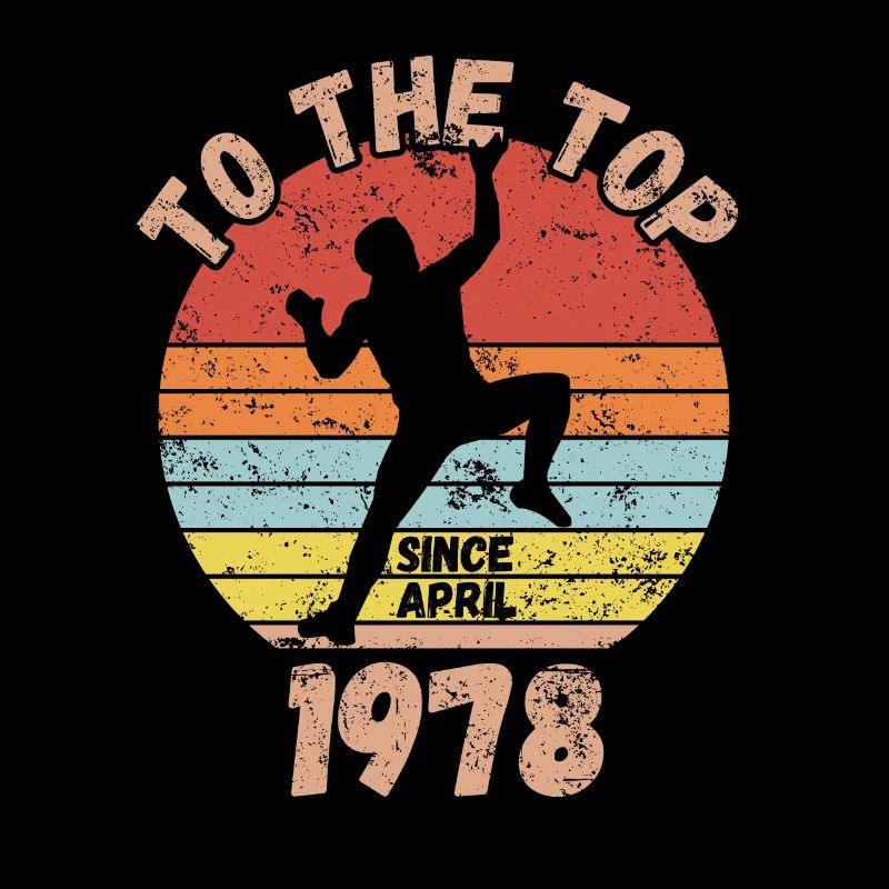 Geburtstag Klettern Bouldern seit April 1978