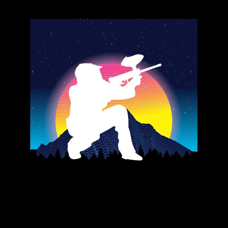 Vaporwave Paintball