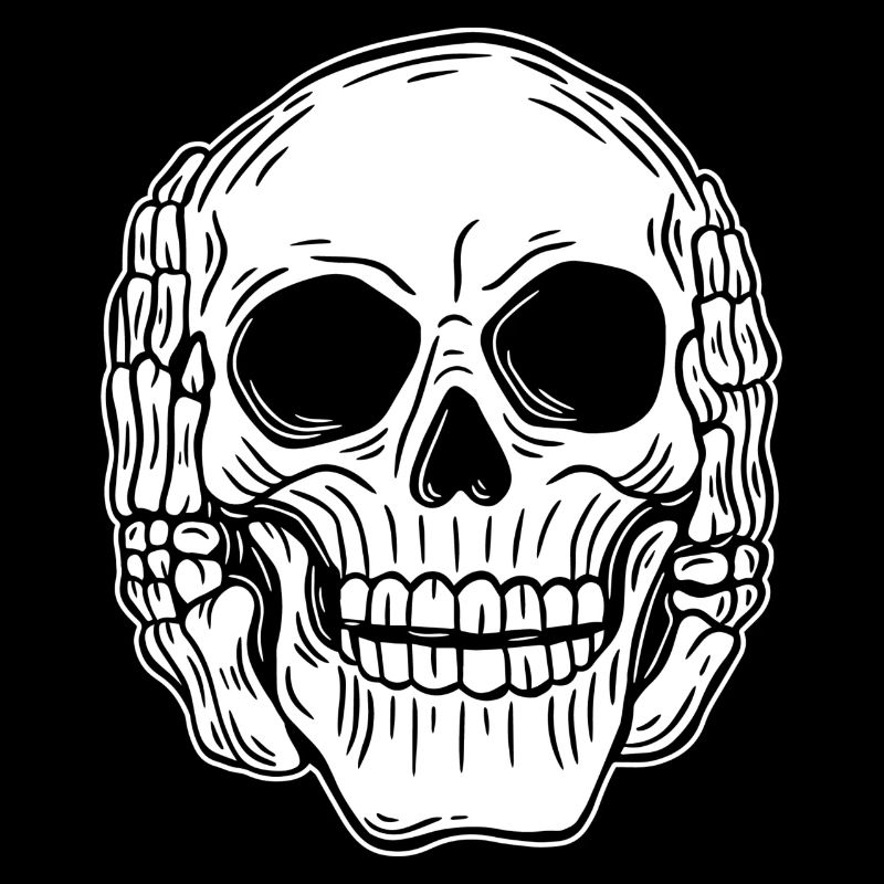 Skull Skeleton Skull Horror Cadeau d’Halloween