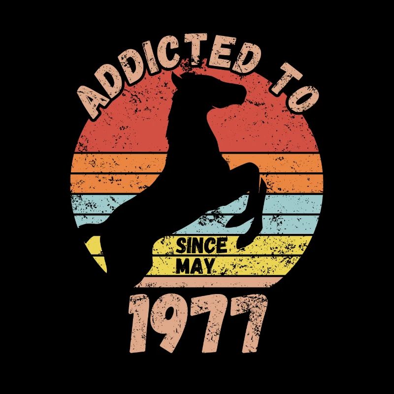 Geburtstag Pferde Reiten Mai 1977