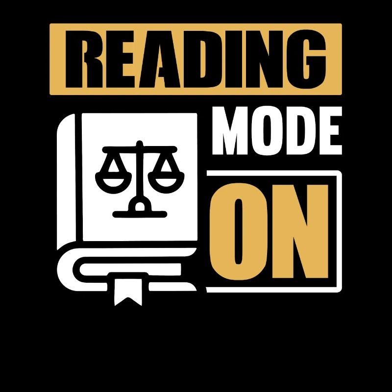 READING MODE ON - Lawyer Law Student