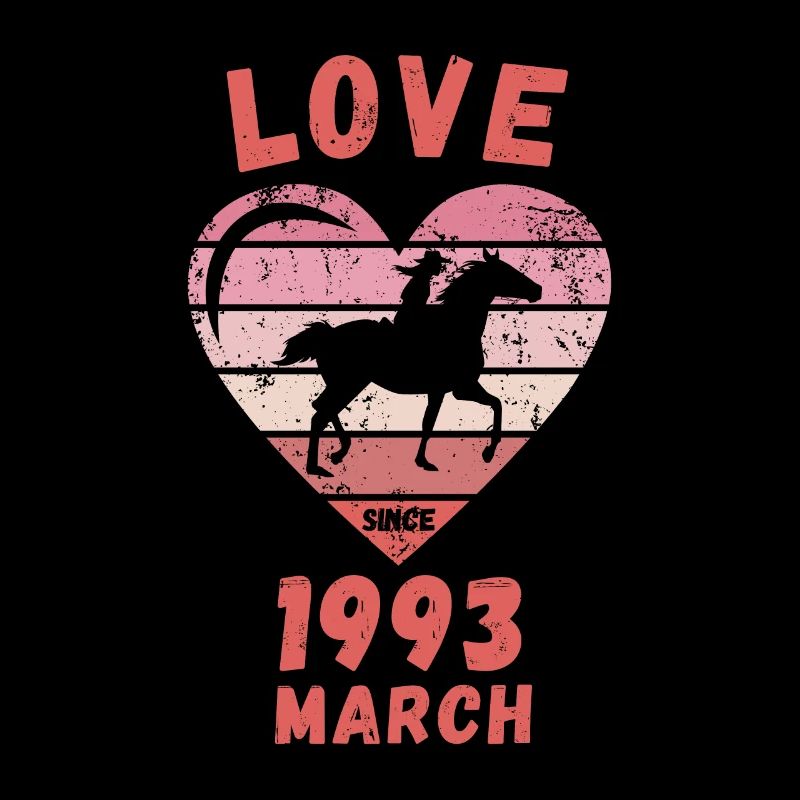 Anniversaire de l’Amour de l’équitation Mars 1993