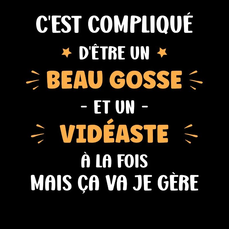Beau gosse et vidéaste
