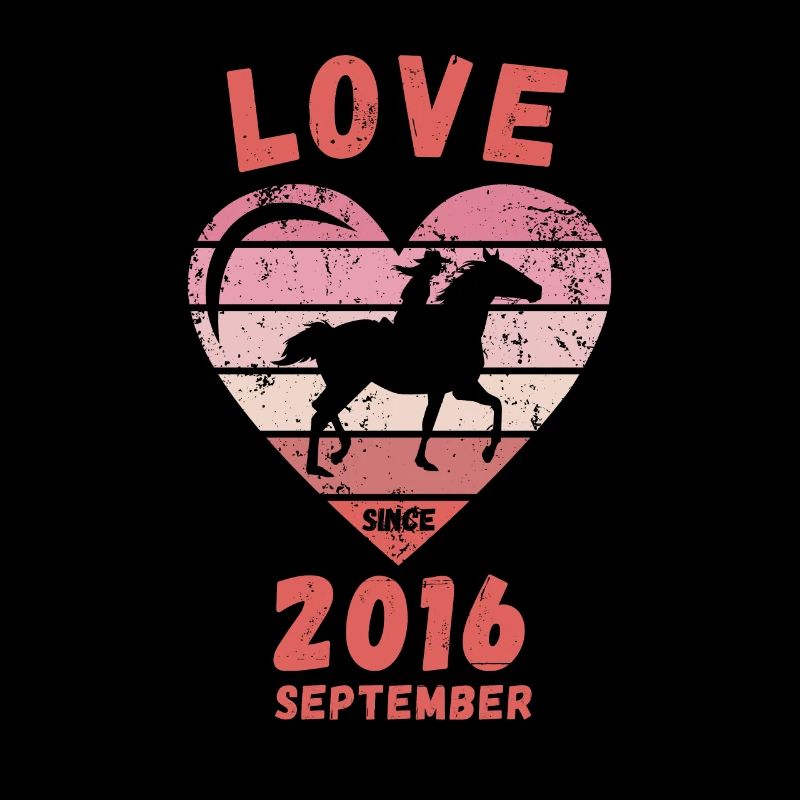 Love Pferde Reiten Geburtstag September 2016