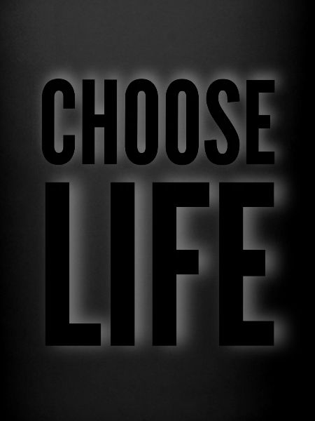 CHOOSE LIFE WHAM! George Michael T--SHIRT