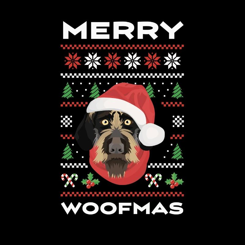 German Wirehair Merry Christmas