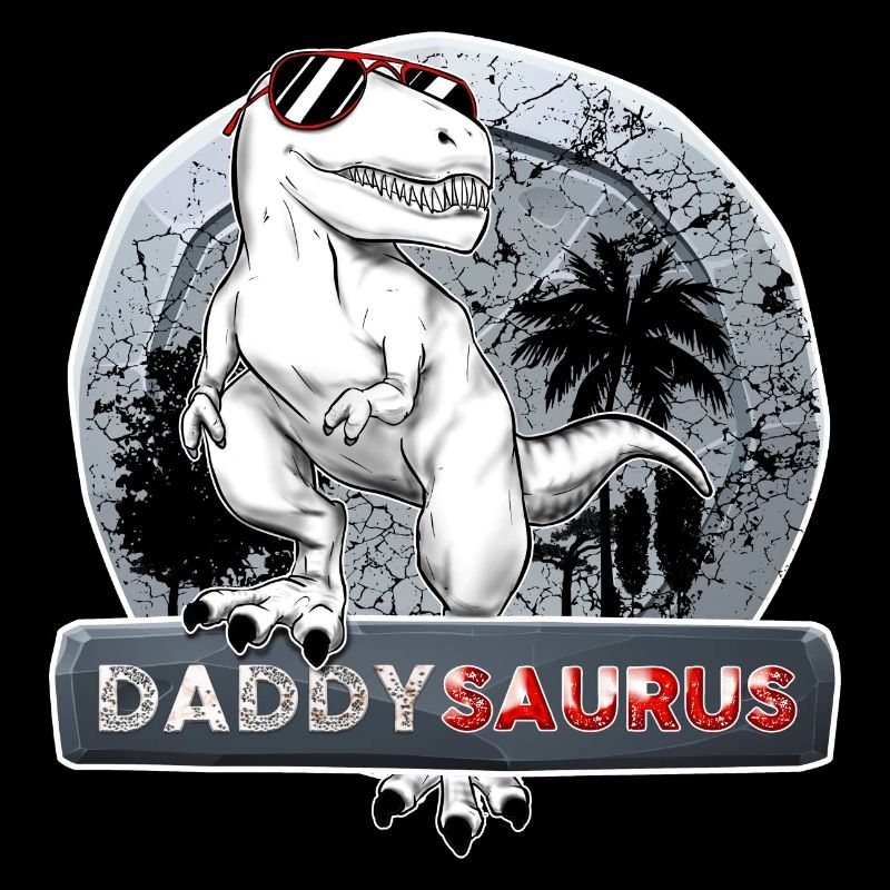 Daddysaurus Dinosaurier Papa Lustig