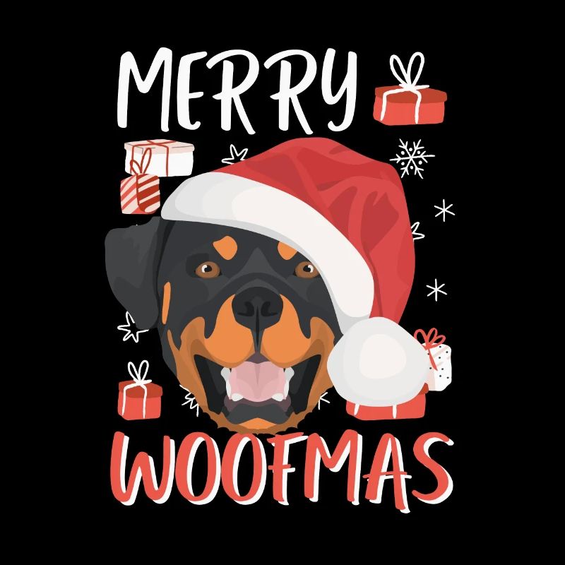 Rottweiler Merry Christmas
