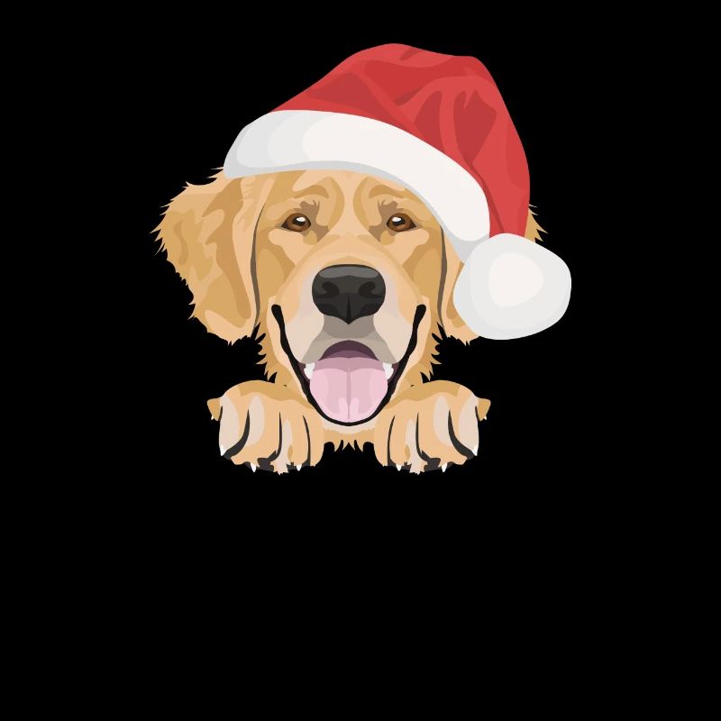 Golden Retriever Joyeux Noël