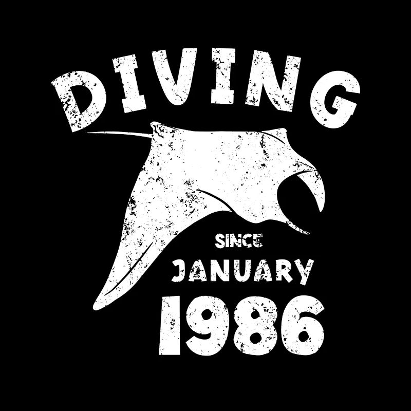 Anniversaire du plongeur - Plongée depuis janvier 1986