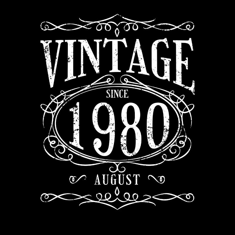 Birthday - Vintage since August 1980