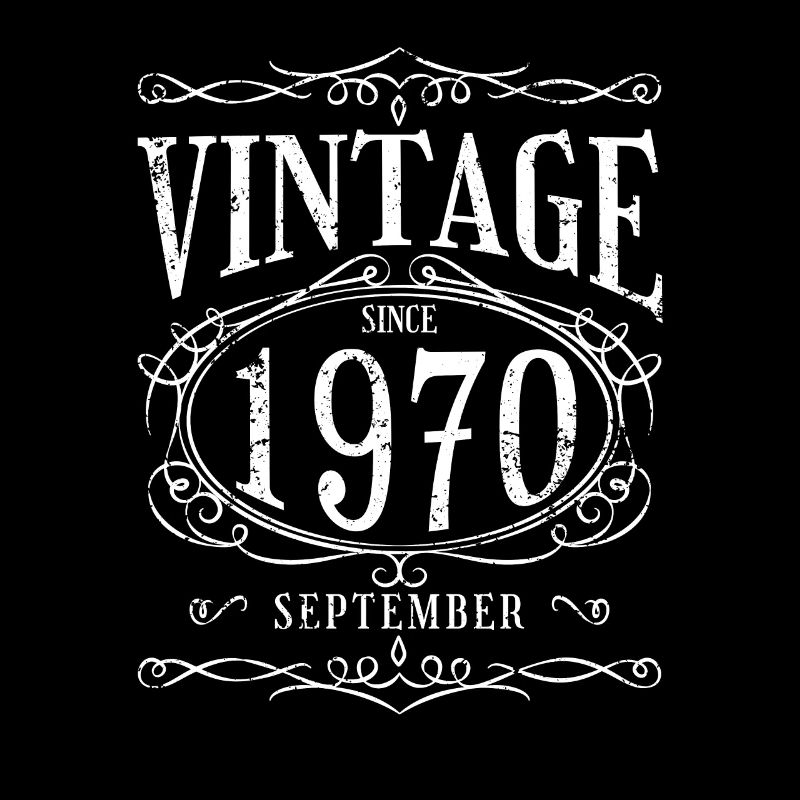 Anniversaire - Millésime depuis septembre 1970