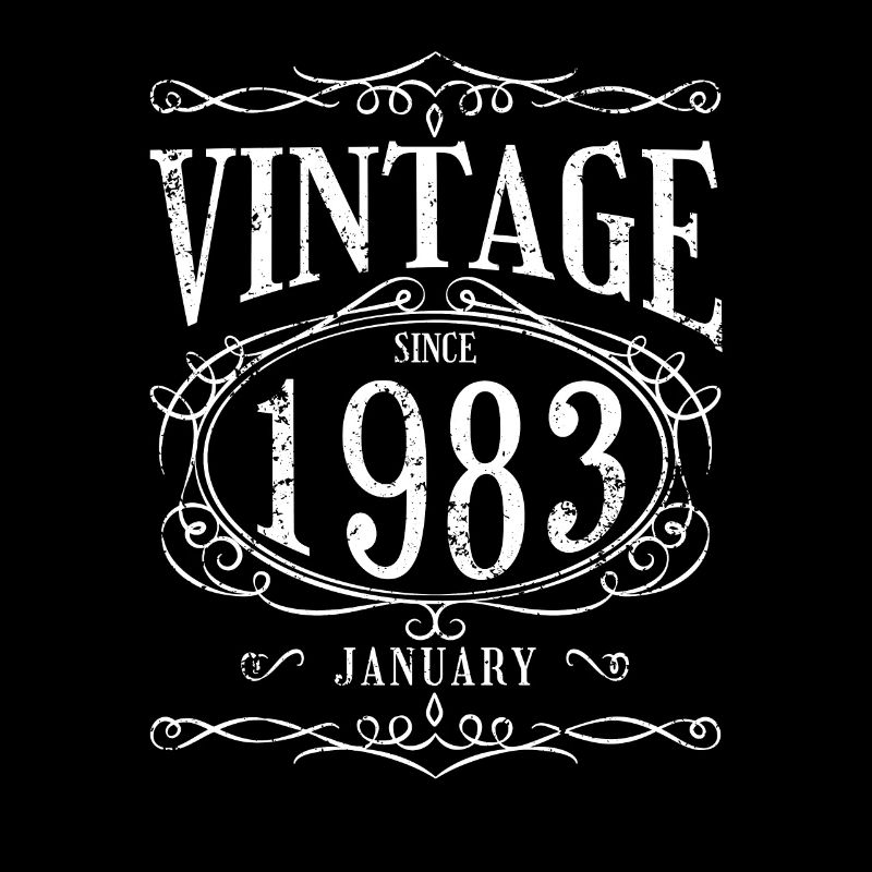 Anniversaire - Millésime depuis janvier 1983
