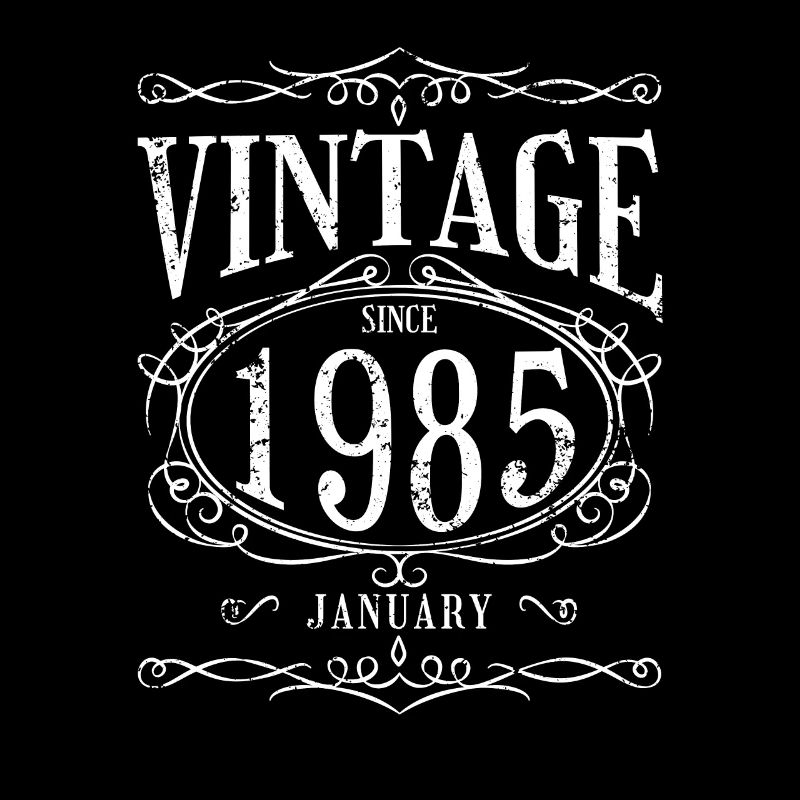 Anniversaire - Millésime depuis janvier 1985