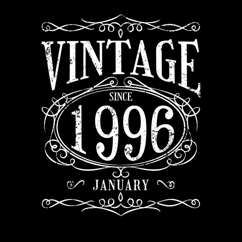 Geburtstag - Vintage since Januar 1996