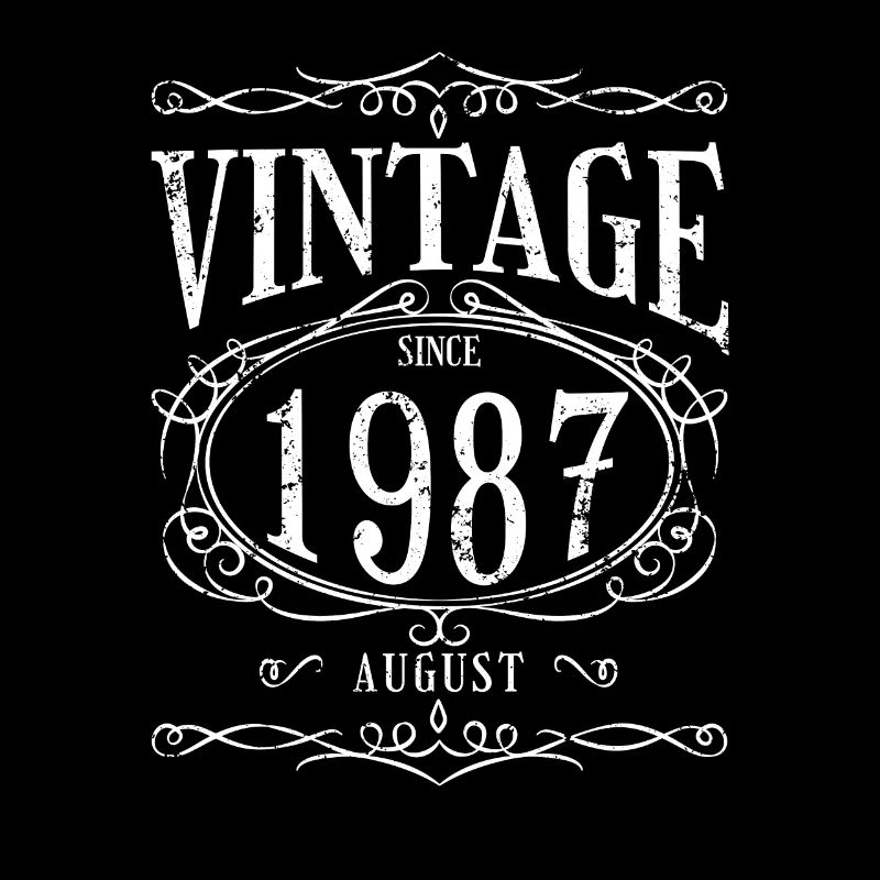 Anniversaire - Millésimé depuis août 1987