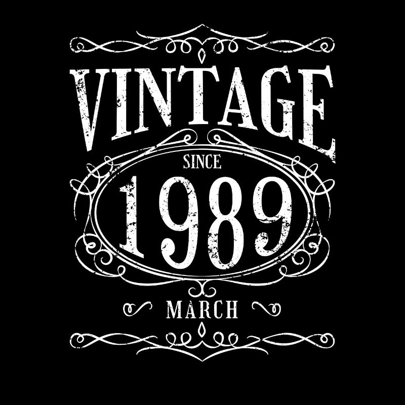 Anniversaire - Millésime depuis mars 1989