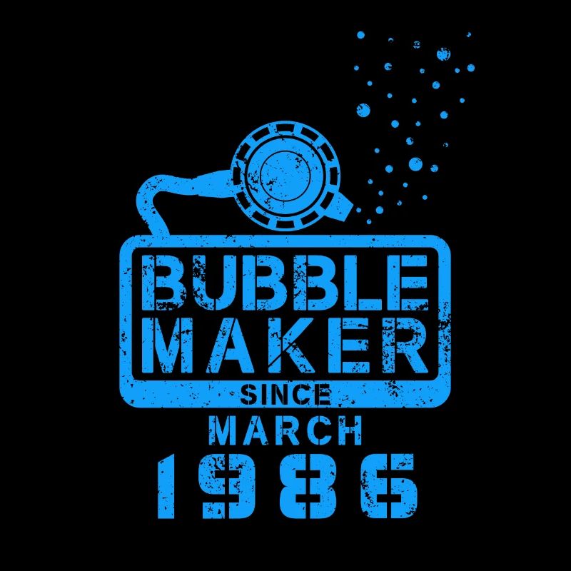 Plongeur Birthday Bubblemaker depuis mars 1986