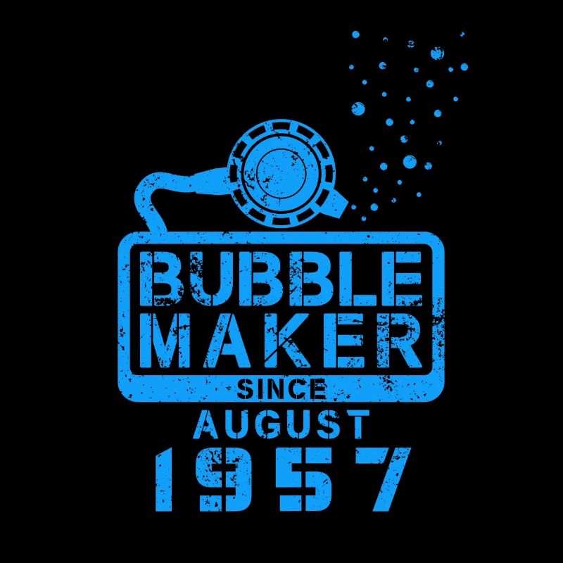 Taucher Geburtstag Bubblemaker seit August 1957