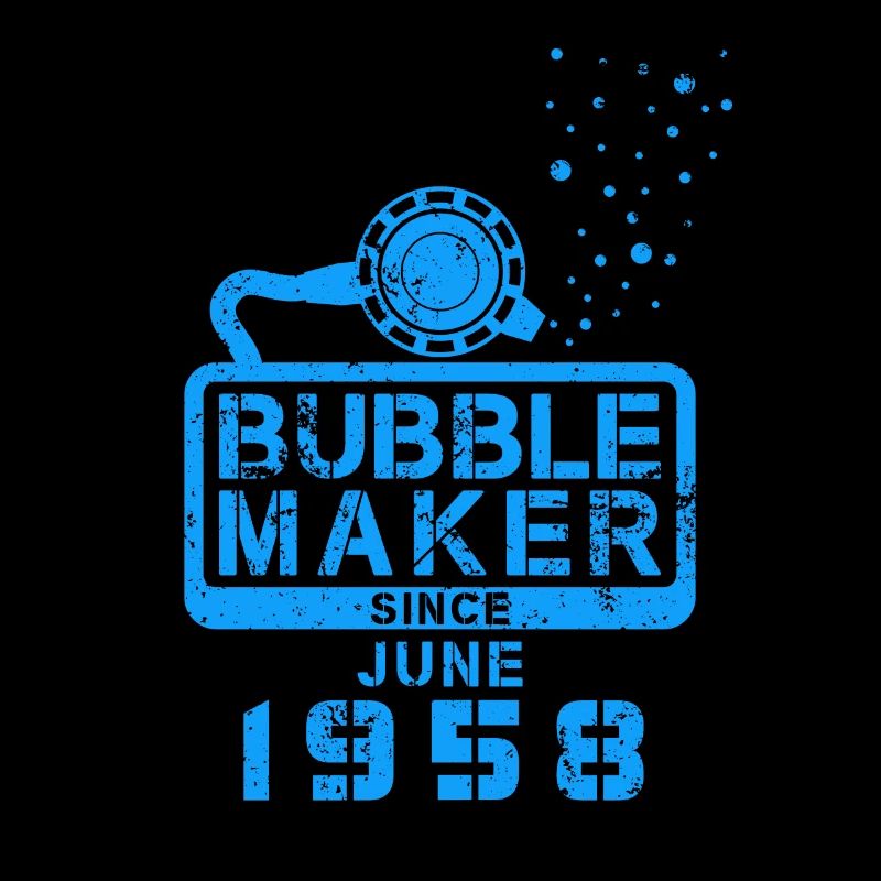 Taucher Geburtstag Bubblemaker seit Juni 1958