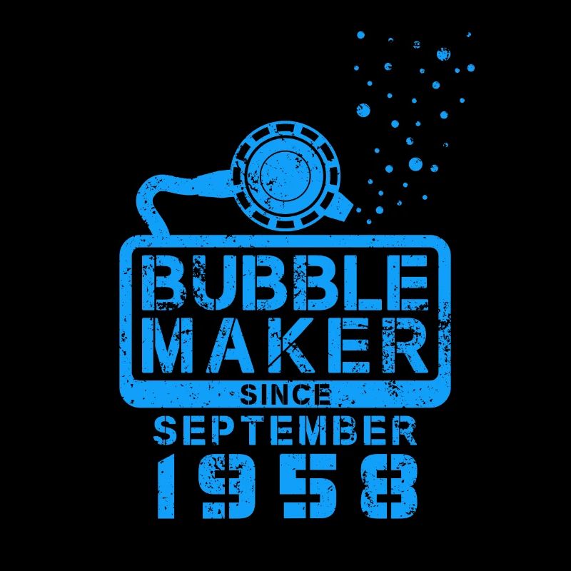 Taucher Geburtstag Bubblemaker seit September 1958