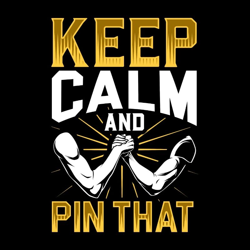 Restez calme et épinglez ça - Bras de fer