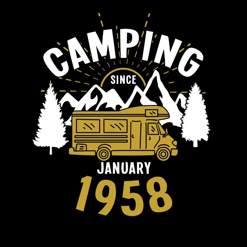 Geburtstag: Camping seit Januar 1958 Wohnmobil