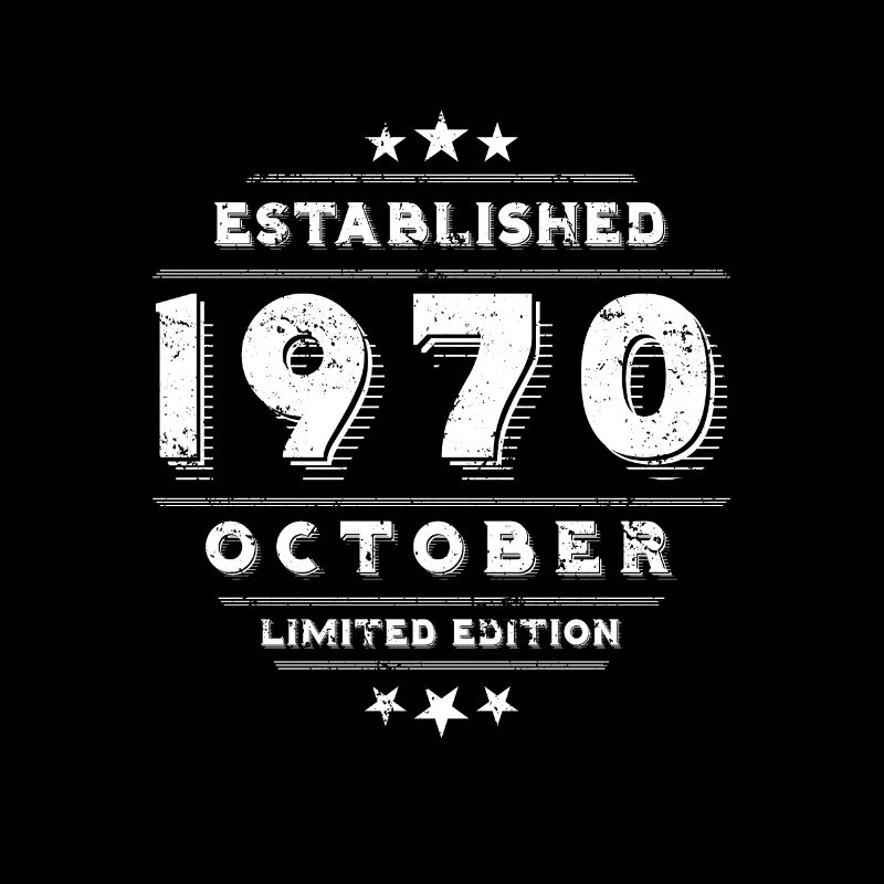 Geburtstag im Oktober 1970 - October