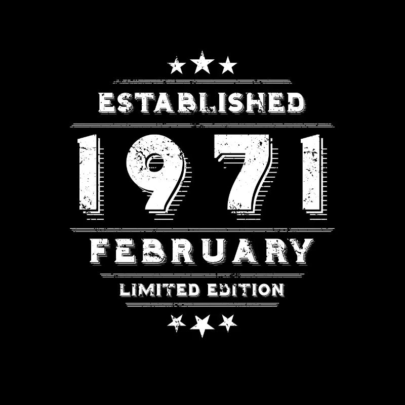 Geburtstag im Februar 1971 - February