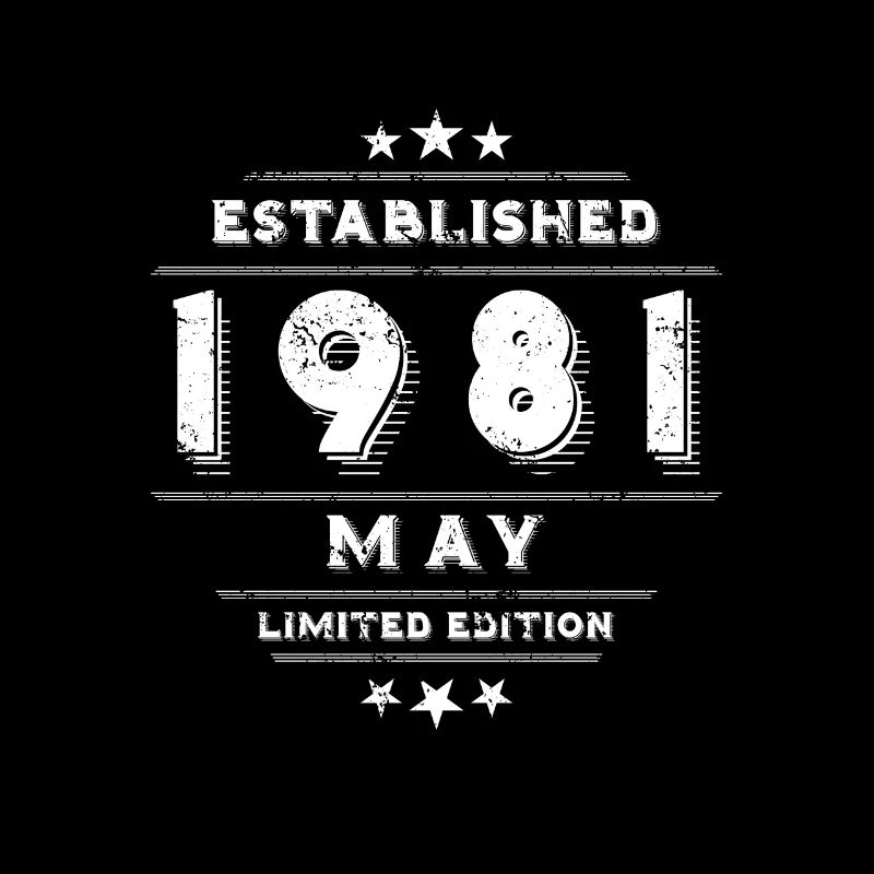 Birthday in May 1981 - May
